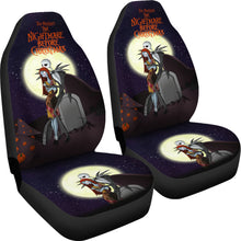 Load image into Gallery viewer, Nightmare Before Christmas Cartoon Car Seat Covers - Jack Skellington Hugging Sally On RIP Night Seat Covers Ci092804