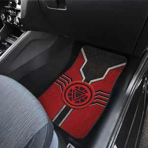 Iron Man Logo Car Floor Mats Custom For Fans Ci230111-08a