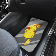 Load image into Gallery viewer, Pokemon Anime Car Floor Mats - Cute Fat Pikachu On The Glass Car Mats Ci110303