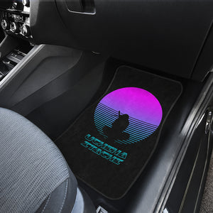 Naruto Anime Car Floor Mats - Uchiha Itachi Sitting Retro Moon Car Mats Ci101604