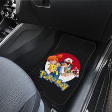 Load image into Gallery viewer, Pokemon Anime Car Floor Mats - Naughty Ash Ketchum Satoshi With Tired Pikachu And Kasumi Misty Car Mats Ci111201