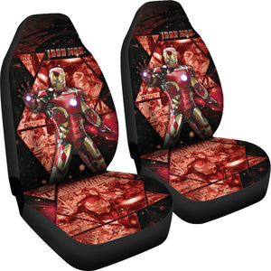 Iron Man Car Seat Covers Custom For Fans Ci221227-02