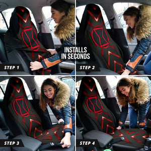 Black Widow Natasha Car Seat Covers Car Accessories Ci220526-08