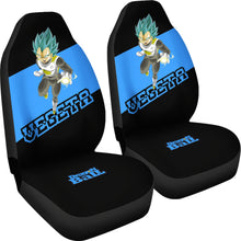 Load image into Gallery viewer, Vegeta Blue Dragon Ball Anime Red Car Seat Covers Unique Design Ci0813