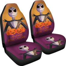 Load image into Gallery viewer, Nightmare Before Christmas Cartoon Car Seat Covers - Jack Skellington Human Shape Evil Pumpkins Seat Covers Ci100803