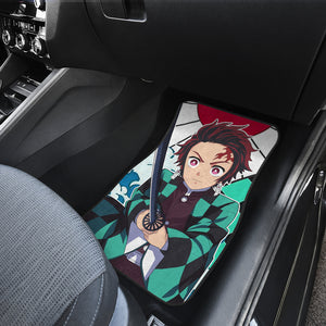 Demon Slayer Anime Car Floor Mats Demon Slayer Kamado Tanjiro Car Accessories Fan Gift Ci123109