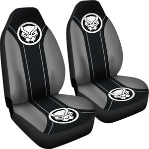 Black Panther Logo Car Seat Covers Custom For Fans Ci221228-05
