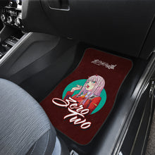 Load image into Gallery viewer, Zero Two Anime Girl Car Floor Mats Sweets Gift Ci0722