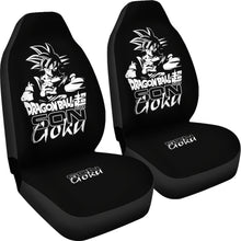 Load image into Gallery viewer, Goku Dragon Ball Back And White Car Seat Covers Ci0727