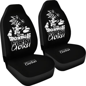 Goku Dragon Ball Back And White Car Seat Covers Ci0727
