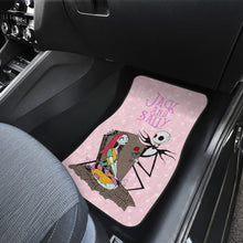 Load image into Gallery viewer, Nightmare Before Christmas Cartoon Car Seat Covers - Jack Skellington And Sally Heart Patterns Pink Seat Covers Ci101201
