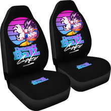 Load image into Gallery viewer, Dragon Ball Z Car Seat Covers Goku EDM Style Anime Seat Covers Ci0810