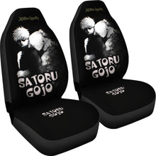 Load image into Gallery viewer, Satoru Gojo Dark Jujutsu KaiSen Car Seat Covers Anime Yellow Seat Covers Ci0714