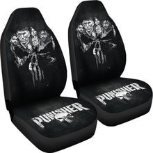 Load image into Gallery viewer, The Punisher Grunge Car Seat Covers Car Accessories Ci220819-05
