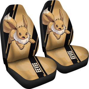 Eevee Pokemon Car Seat Covers Style Custom For Fans Ci230116-09
