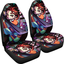 Load image into Gallery viewer, Kamado Tanjiro Anime Car Seat Covers Demon Slayer Chapters Seat Covers Ci0605