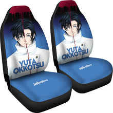 Load image into Gallery viewer, Yuta Okkotsu Style  Blue Jujutsu KaiSen Anime Seat Covers Ci0607