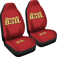 Load image into Gallery viewer, Dragon Ball Text Anime Car Seat Covers Anime Car Accessories Ci082