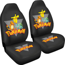 Load image into Gallery viewer, Anime Pokemon Pikachu Car Seat Covers Pokemon Car Accessorries Ci11101