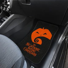 Load image into Gallery viewer, Nightmare Before Christmas Cartoon Car Floor Mats - Pumpkin And The Hill Minimal Car Mats Ci093003