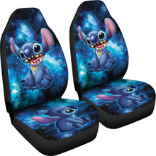 Load image into Gallery viewer, Stitch Car Seat Covers Stitch Painting Galaxy Car Accessories Ci221108-02