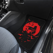 Load image into Gallery viewer, Naruto Anime Car Floor Mats - Uchiha Itachi Crow Faded Red Moon Car Mats Ci101602