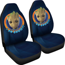 Load image into Gallery viewer, Groot Guardians Of the Galaxy Car Seat Covers Movie Car Accessories Custom For Fans Ci22061311