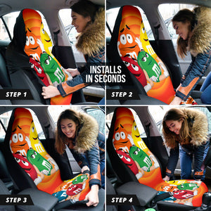 M&M Chocolate Fantasy Car Seat Covers Car Accessories Ci220523-01