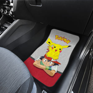 Ash Ketchum Pokemon Car Floor Mats Anime Car Accessories Ci102905