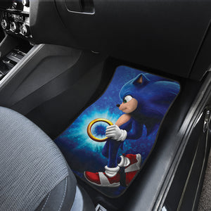 Sonic The Hedgehog Car Floor Mats Cartoon Car Accessories Custom For Fans Ci22060706
