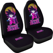 Load image into Gallery viewer, Dragon Ball Anime Car Seat Covers | Little Cute Son Goku Retrowave Seat Covers Ci100803