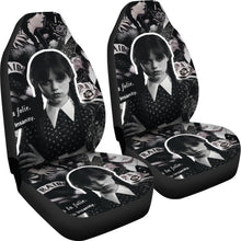 Load image into Gallery viewer, Wednesday Car Seat Covers Custom For Fans Ci221214-08