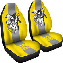 Load image into Gallery viewer, Nightmare Before Christmas Cartoon Car Seat Covers - Minimalist Jack Skellington And Sally Yellow Grey Seat Covers Ci100905