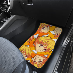 Demon Slayer Animer Car Floor Mats Agatsuma Zenitsu Car Accessories Fan Gift Ci011508