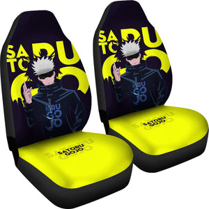 Satoru Gojo Jujutsu KaiSen Car Seat Covers Anime Seat Covers Fan Gift Ci0623