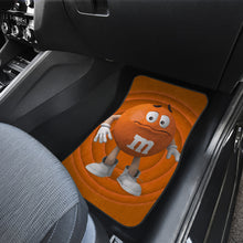 Load image into Gallery viewer, M&amp;M Orange Chocolate Funny Car Floor Mats Car Accessories Ci220525-04