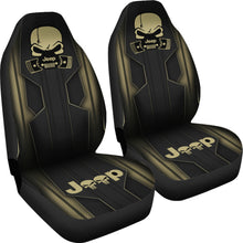 Load image into Gallery viewer, Jeep Skull Gobi Color Car Seat Covers Car Accessories Ci220602-02