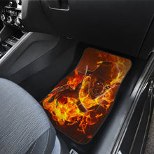 Load image into Gallery viewer, Horror Movie Car Floor Mats | Scary Freddy Krueger Flaming In Fire Car Mats Ci083021