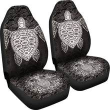 Load image into Gallery viewer, Hawaii Turtle Black Car Seat Covers Car Accessories Ci230202-06