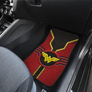 Wonder Woman Logo Car Floor Mats Custom For Fans Ci230112-05a