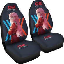 Load image into Gallery viewer, Zero Two 02 Anime Girl Car Seat Covers For Fans Ci0719