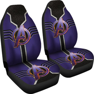 Avengers Logo Car Seat Covers Custom For Fans Ci230106-02