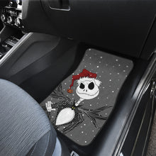 Load image into Gallery viewer, Nightmare Before Christmas Cartoon Car Floor Mats | Jack Skellington Wearing Xmas Hat Car Mats Ci092404