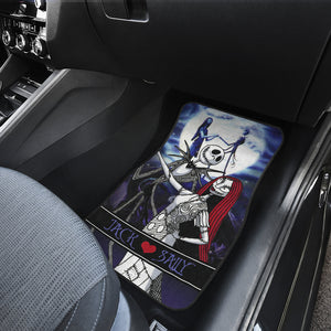 Jack Sally Car Floor Mats Nightmare Before Chrismtas Ci221221-10