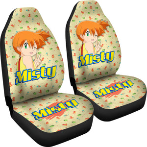 Anime Misty Pokemon Car Seat Covers Pokemon Car Accessorries Ci111304