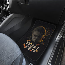 Load image into Gallery viewer, Horror Movie Car Floor Mats | Michael Myers Fading Face Maple Leaf Car Mats Ci090621