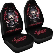Load image into Gallery viewer, Itachi Akatsuki Red Seat Covers Naruto Anime Car Seat Covers Ci102005