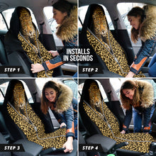 Load image into Gallery viewer, Leopard  Pattern Zip Car Seat Covers Car Accessories Ci220519-08
