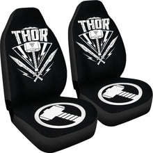 Load image into Gallery viewer, Thor Hammer Logo Car Seat Covers Car Accessories Ci220714-02