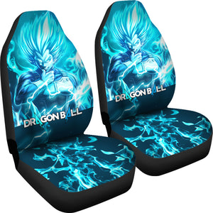 Vegeta Legend Supper Saiyan Face Dragon Ball Z Red Car Seat Covers Anime Car Accessories Ci0821